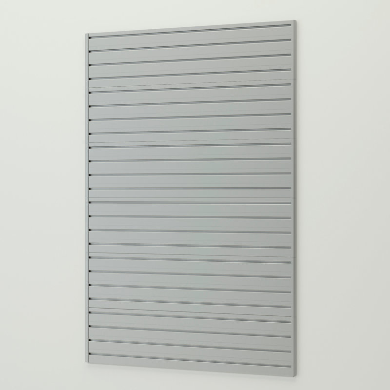 Starter 72"H x 48"W Slatwall, Silver