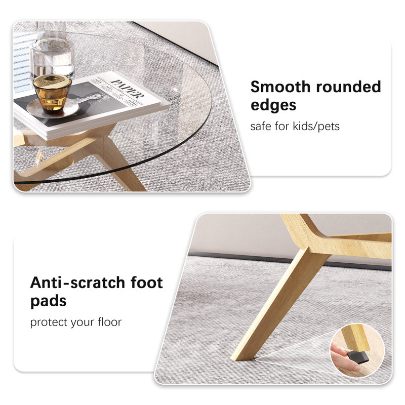 Three Leg Coffee Table, Oak