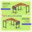 L Shaped Reversible Desk with CPU Stand-1135351512