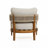 Outdoor Acacia Wood with Rope Sides Club Armchair with Cushions