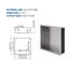 Niche murale en acier inoxydable-102480542