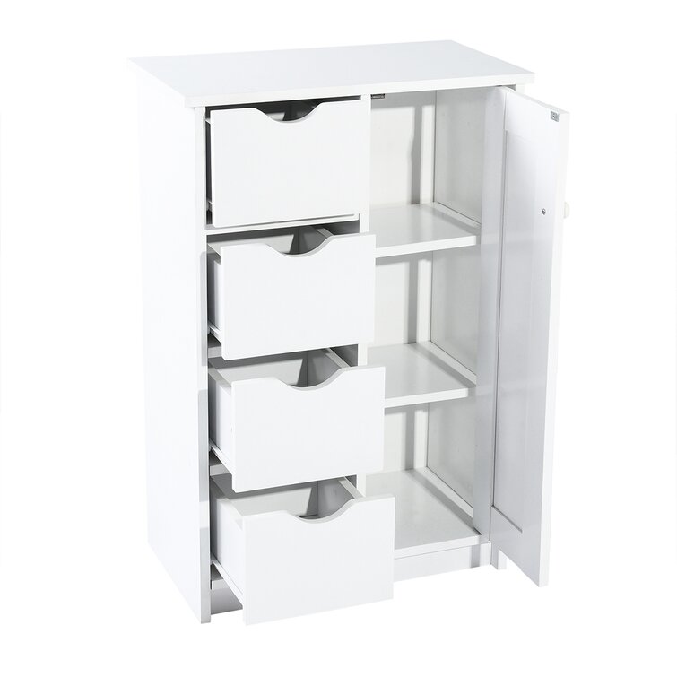 Red Barrel Studio® Lago Vista 22'' Wide 4 - Shelf Storage Cabinet