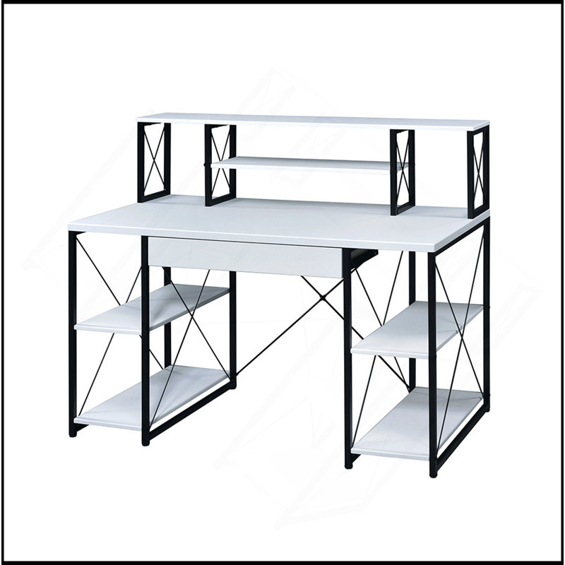 All Purpose Writing Desk, White/Black