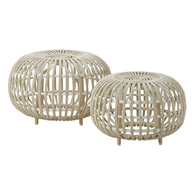 Franco Albini Small Rattan Ottoman