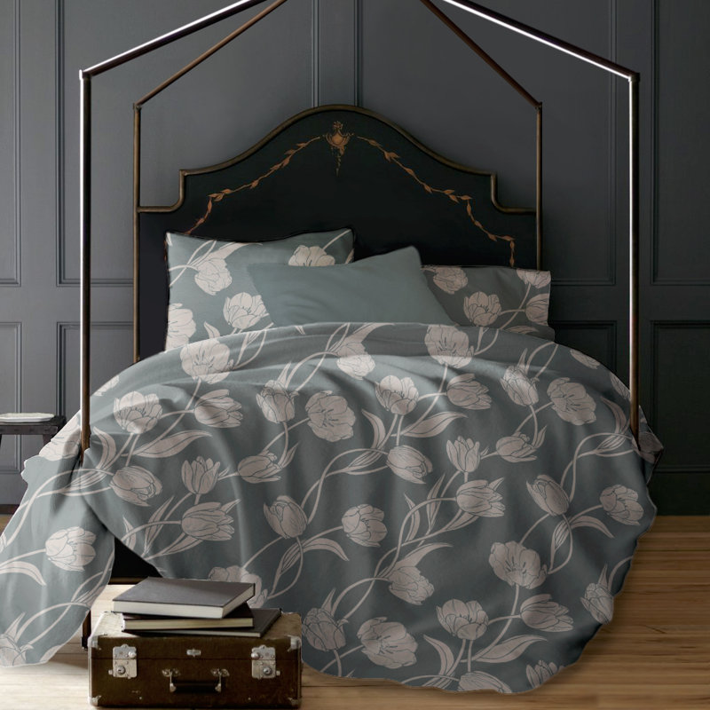 Ensemble de housse de couette réversible, Housse de couette très grand + 2 taies décoratives