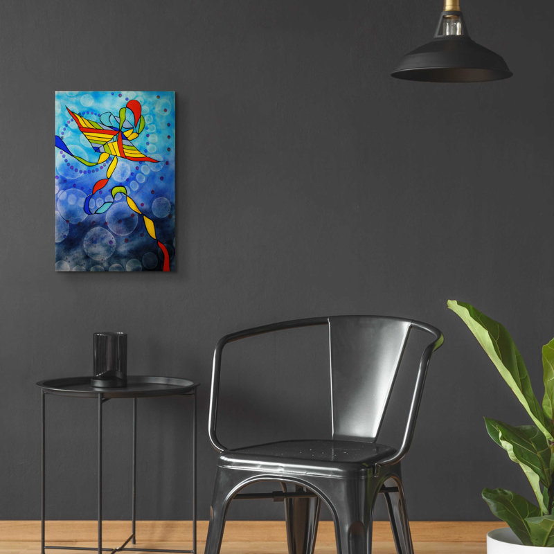 "Kite transmise" par Rita Shimelfarb, H 24 po x l 16 po x P 0,2 po