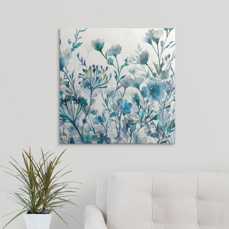 « transparent jardin-pomme vert », reproduction d’art, H 35 po x l 35 po x P 1,5 po, Toile