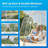 12x12ft Pop Up Clear Bubble Tent for 7-8 People, Weatherproof Outdoor Dome Shelter