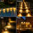 Solar Powered Integrated LED Deck Lights Outdoor Waterproof Step Light for Fence Patio Yard Pathway-63599635