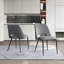 Chaise d'appoint rembourrée en velours Fatou-528380851