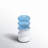 Glass Vase with Bold Bubble Design, Coastal Style Decorative Modern Accent for Shelving or Tabletop Decor in Contemporary Living Spaces.-1702052573