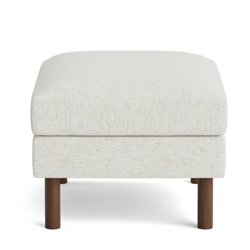 Laguna Ottoman, Performance Weave - Snow