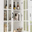 Garde-manger 71 po avec bibliothèques, meuble télé de style campagnard de 94,5 po pour téléviseur de 75 po ou moins-1563088238