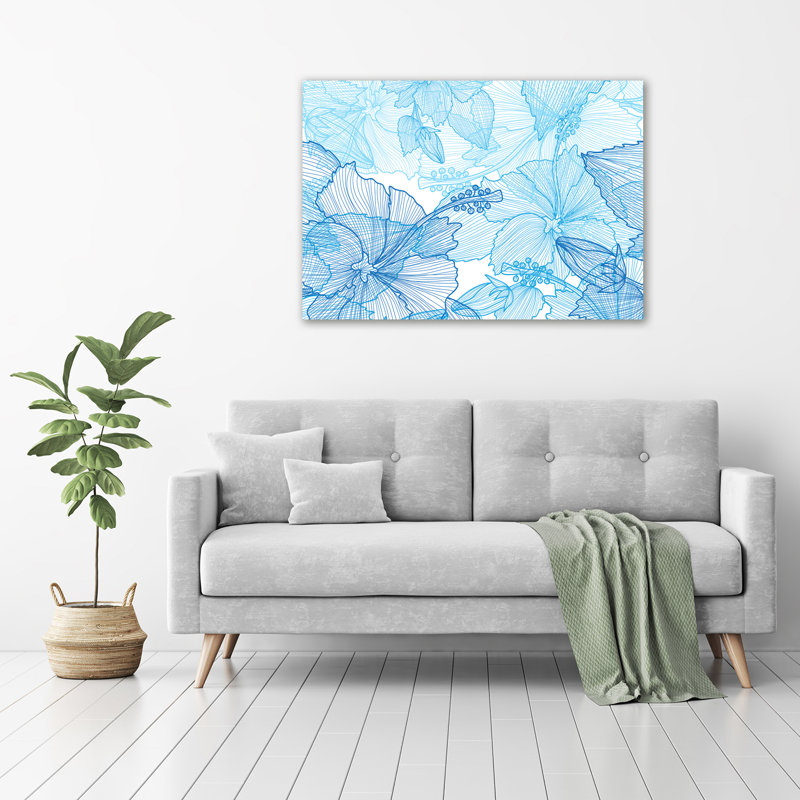 Hawaiian Flowers - Wrapped Canvas Print