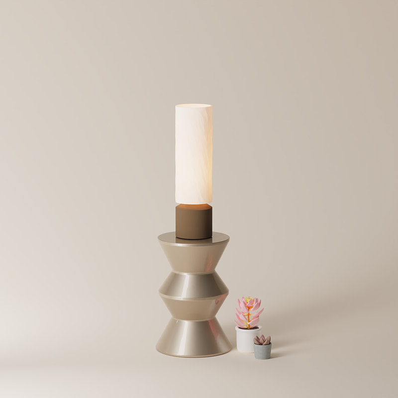 Lago Medium Table Light, Walnut