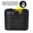 Flame King Dual 30LB Propane LP Tank Light Plastic Heavy Duty Cover for RV, Travel Trailer, Camper