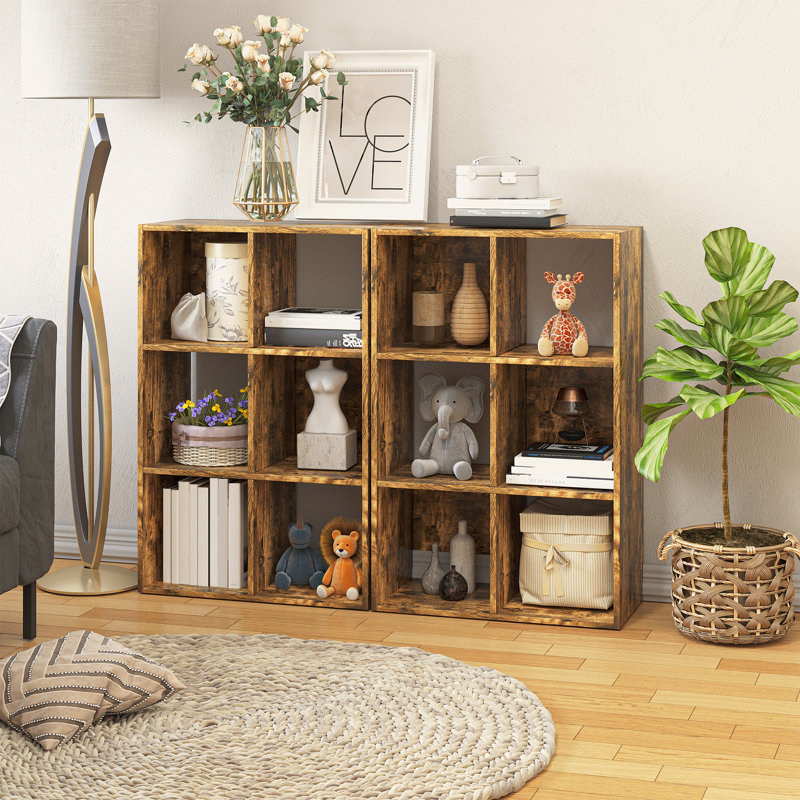 Iulfrith 93cm H x 60cm W Cube Bookcase