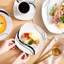 30 Piece Porcelain China Dinnerware Set, Service for 6 
