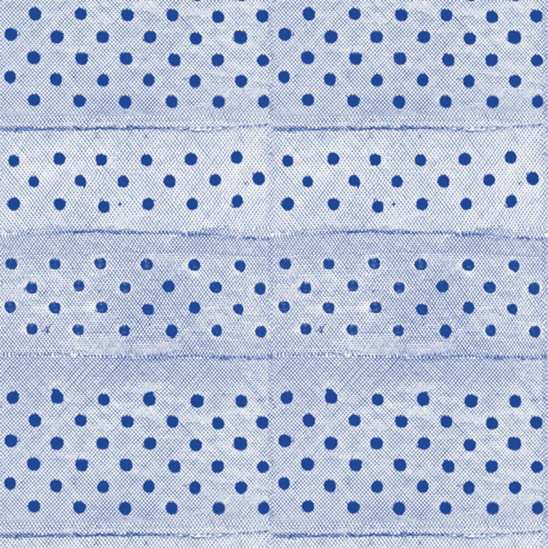 Rouleau de papier peint à piqûres de L 10 pi x l 24 po à motif de papeterie de Mme Paranjape, Faux Grasscloth, Bleu Yves