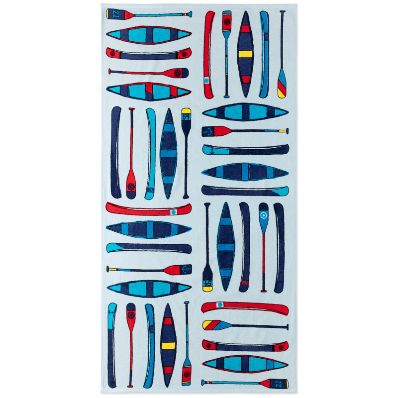  Serviette de plage 100% coton Paddle