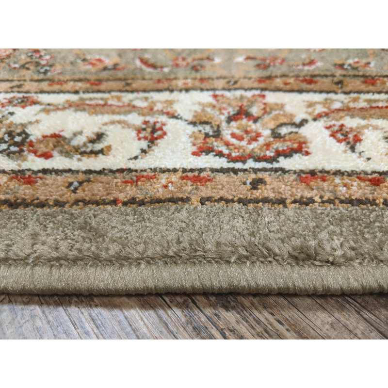Tapis vert sauge Antony, Rectangle 9 pi 10 po x 12 pi 10 po
