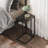 Gilsum Wood C End Table, Side Table with Metal Base for Sofa, Bed Side  -882125705