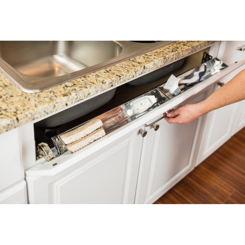 Steel Tip Out Tray, 3" H x 11.69" W x 2" D