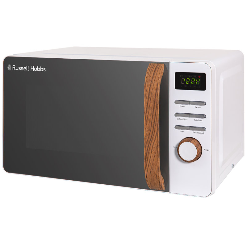 Russell Hobbs RHMD714G-MN Scandi Compact Digital Microwave 17L Grey, White