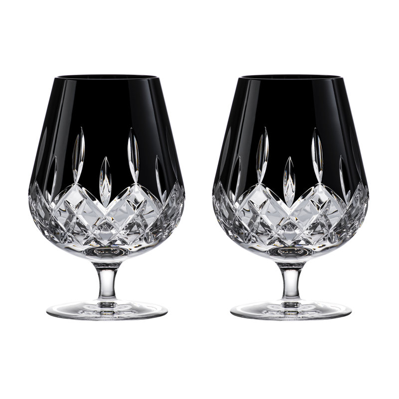 Connoisseur Lismore Brandy Balloon, Black