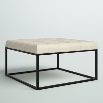 Bhorelal Faux Leather Ottoman