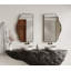  Miroir asymétrique Miroir mural irrégulier Miroirs rectangulaires uniques pour salle de bain, vestibule, salon, chambre à coucher-117095579-117095582