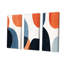 Ensemble de 3 décorations murales abstraites bleues et bleues-1247844280-1247844282