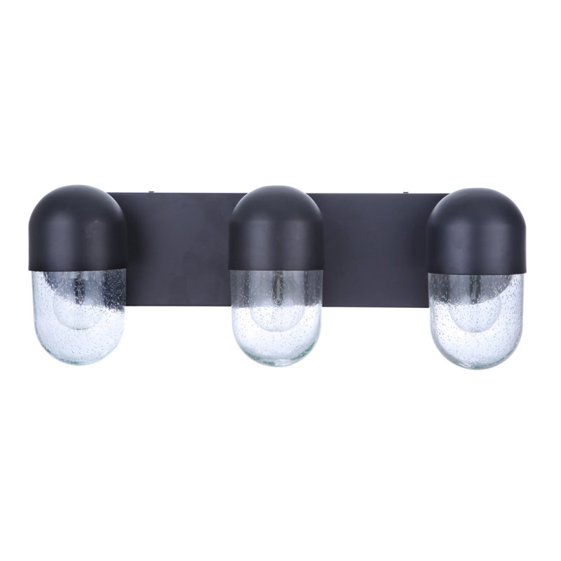 Rochel 3 - Light Bath Bar, Black