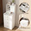 Coiffeuse 3 en 1 avec miroir à DEL et 4 tiroirs pour la chambre à coucher