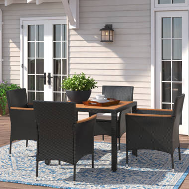 American Tables & Seating ATO2828-214 27 1/2 Square Pearl White Isotop  Outdoor Tabletop