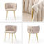 Ensemble de 2 chaises de salle à manger en velours Modern-637997018