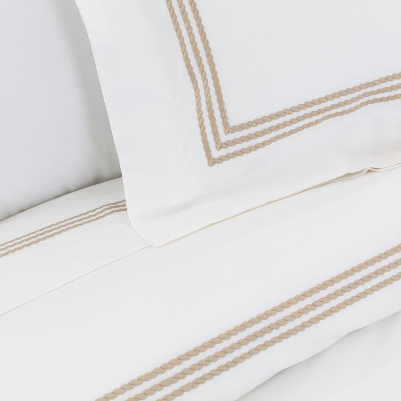 Étui de coussin Janay, Très grand, Taupe