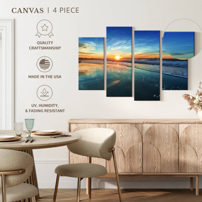 Sun On Beach Horizon