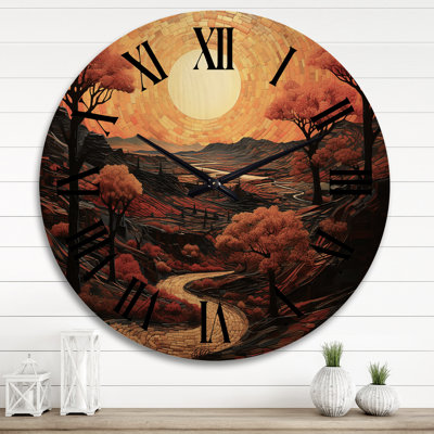 Horloge murale Canyon