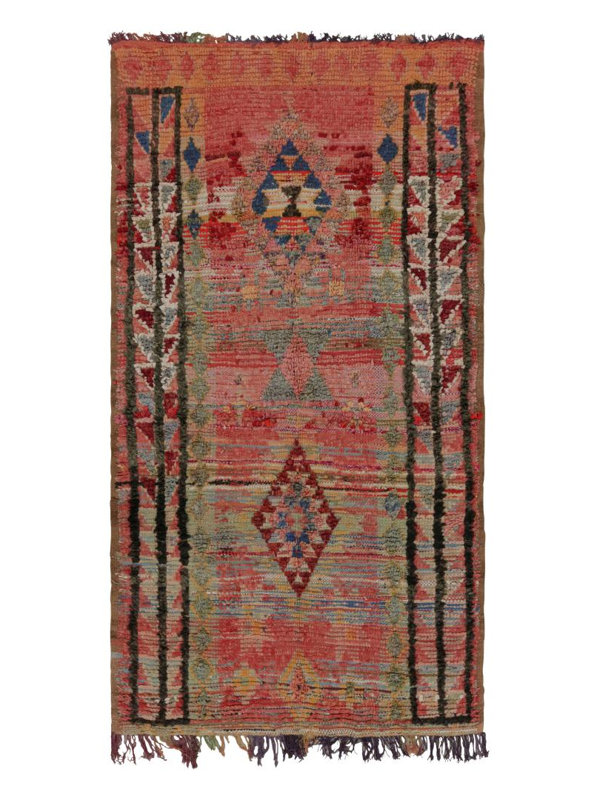One-of-a-Kind Rectangle 4'3"x8'3" Hand Knotted Area Rug