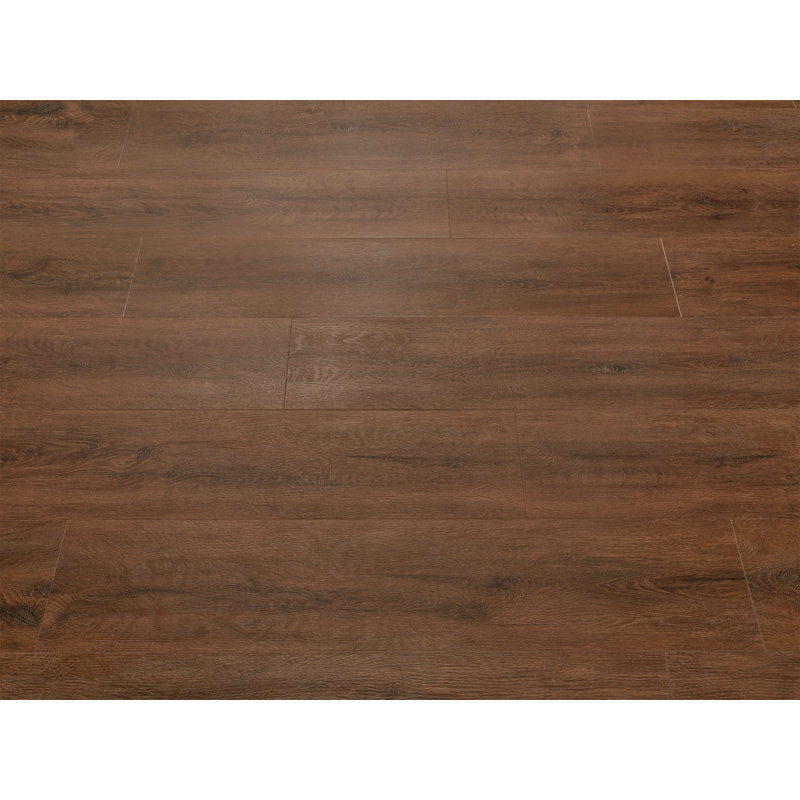 Planche de vinyle de luxe en pierre composite 8,98 po x 46 po x 5 mm - 300 pieds carrés, Chêne naturel