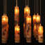 Romantic Candles 16 Hand-Blown Glass Pendants Chandelier-61753770-61753775