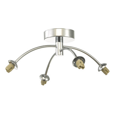 IZZY 4LT SEMI FLUSH PAINTED FRAME ONLY