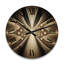 Horloge murale en bois massif Nayelle-1022401362