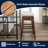 Bali 29.5" Bohemian Dark Brown Woven Rattan Backless Bar Stool with White Square Foam Cushion and Footrest for Kitchen Island or Home Bar-1045175492