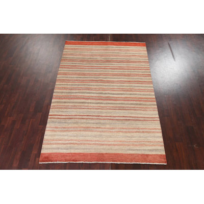 One-of-a-Kind 6'8" X 9'11" New Age Wool Area Rug in