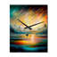 Horloge murale moderne Mystical Aurora Borealis-99638012