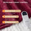 Bedsure Heated Blanket Electric Throw with 10 Time Settings, 6 Heat Settings, Overheat Protection-117310797
