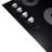 Cosmo 24 in. Electric Ceramic Glass Cooktop with 4 Elements, Dual Zone Element, Hot Surface Indicator Light and Control Knobs
