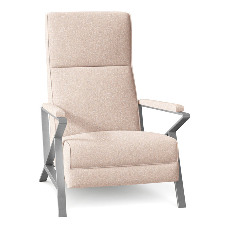 Infinity Recliner, Brushed Nickel, Perigold In The Loop Shell